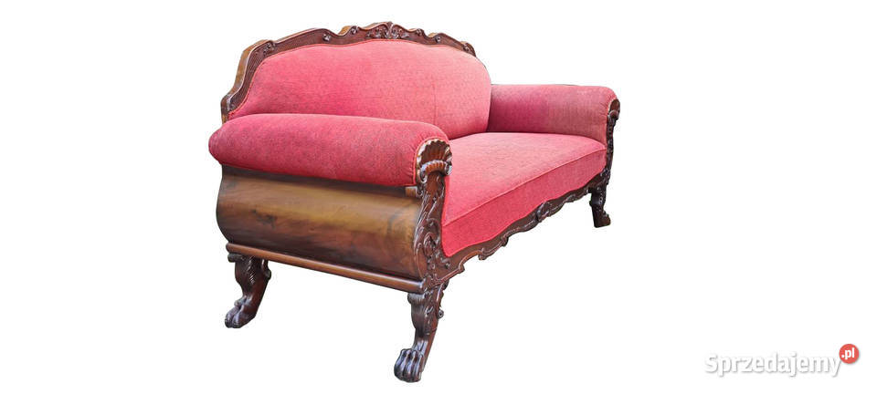 PAŁACOWA KANAPA SOFA BIEDERMEIER zachodniopomorskie Szczecin