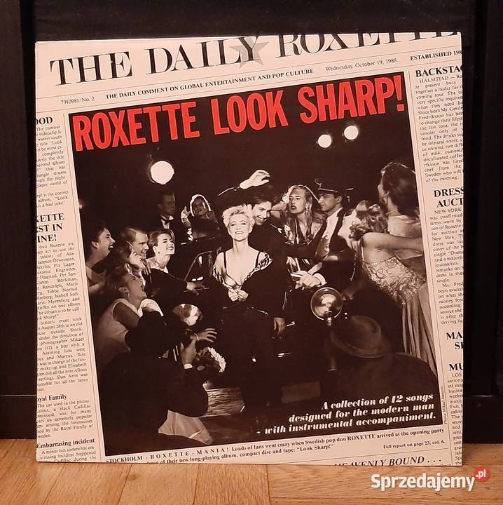 ROXETTE Look sharp winyl stare wydanie Kultura i Rozrywka Warszawa