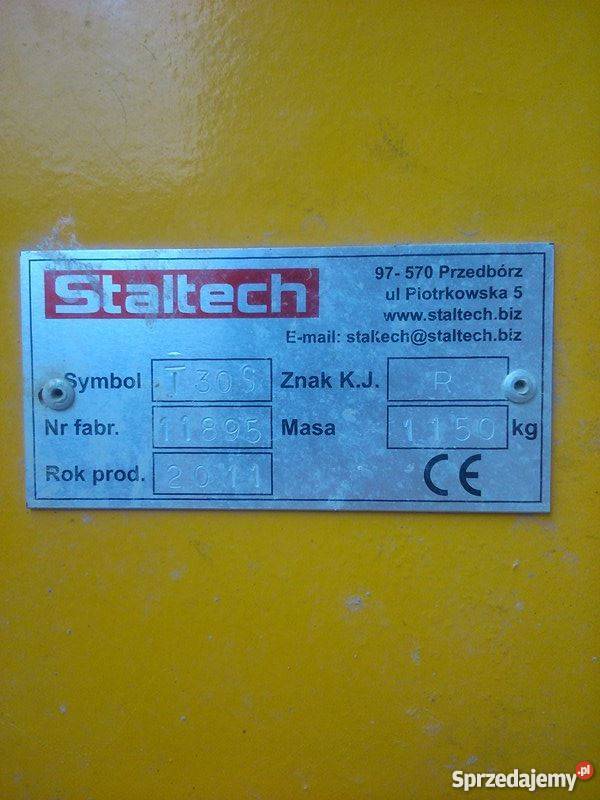talerzówka Staltech 3m stan Bukówek
