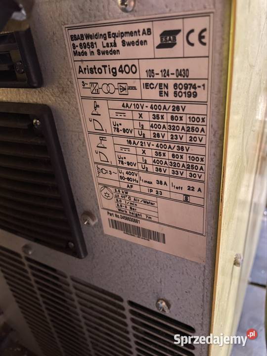Spawarka TIG lubelskie Świdnik Duży sprzedam