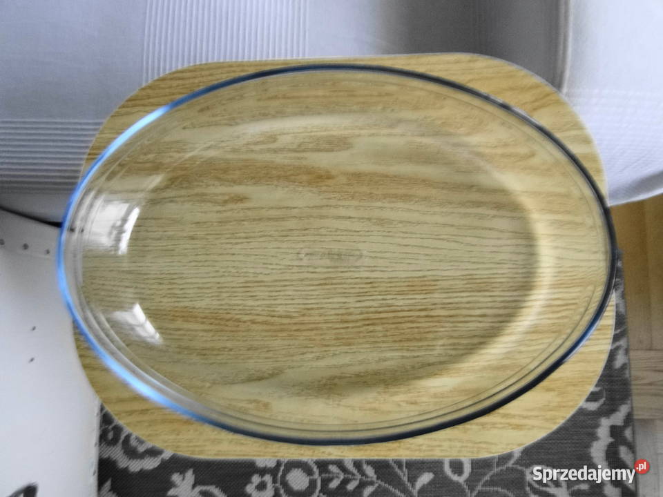 Duża brytfanka szklana France przezroczysty Przybory kuchenne Warszawa