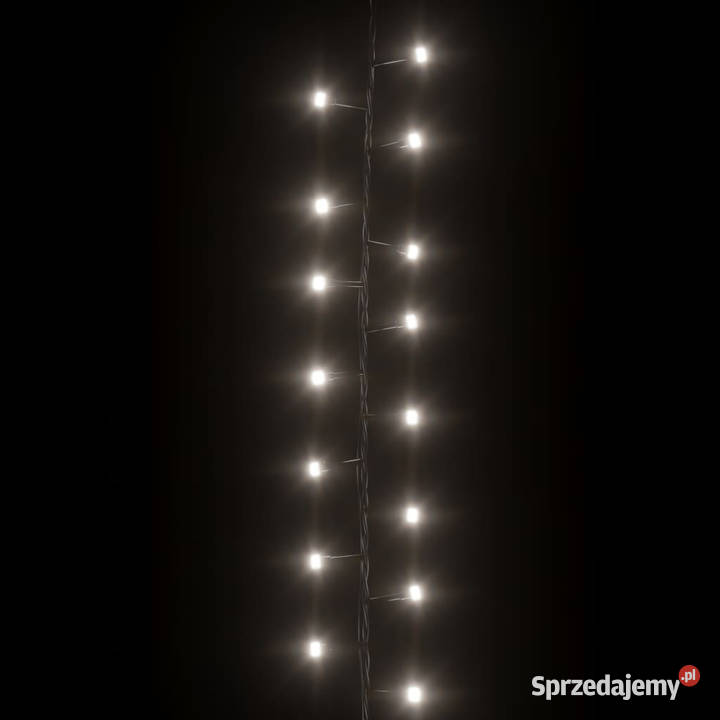 Lampki LED 1000 diod gęsto rozmieszczone zimna