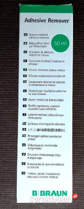 Adhesive Remover B Braun Spray do usuwania kleju łódzkie Łódź
