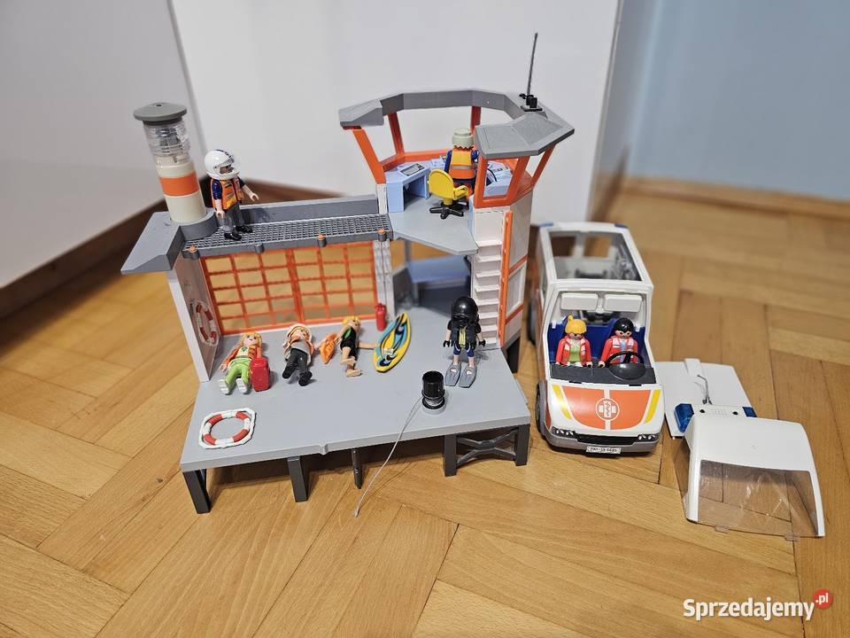 Playmobil stacja straży przybrzeżnej karetka Rzeszów