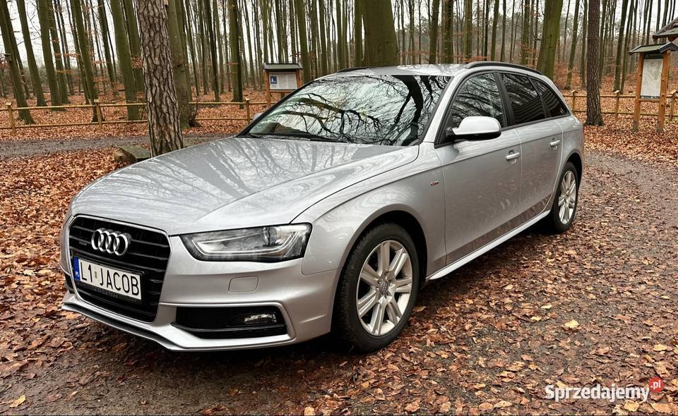 Audi A4 B8 Avant QUATTRO srebrny Zamch