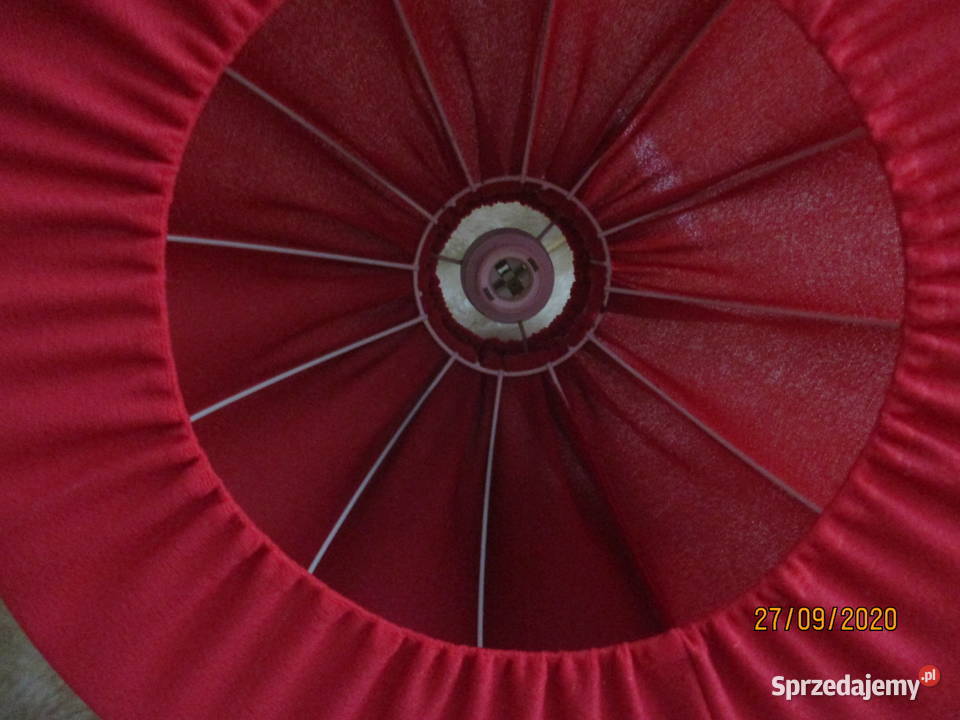 Lampa wisząca do sypialni odcienie czerwieni Zielona Góra