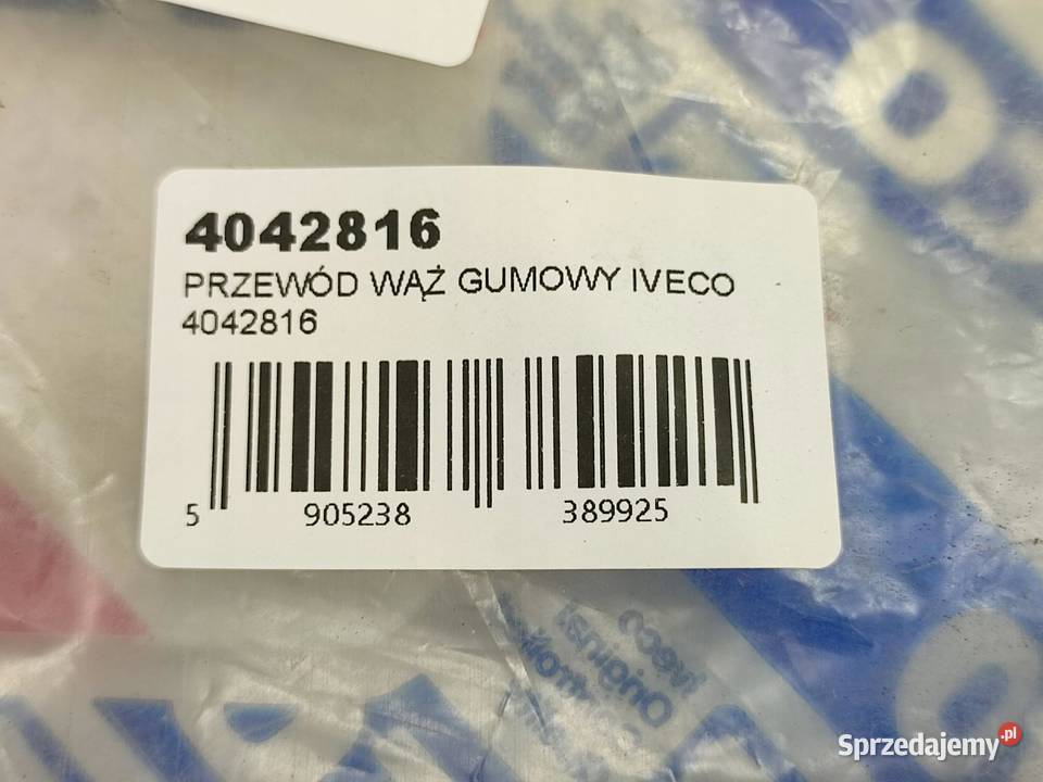 PRZEWÓD WĄŻ CHŁODNICY IVECO 50NC 19711982 NOWY osobowe sprzedam