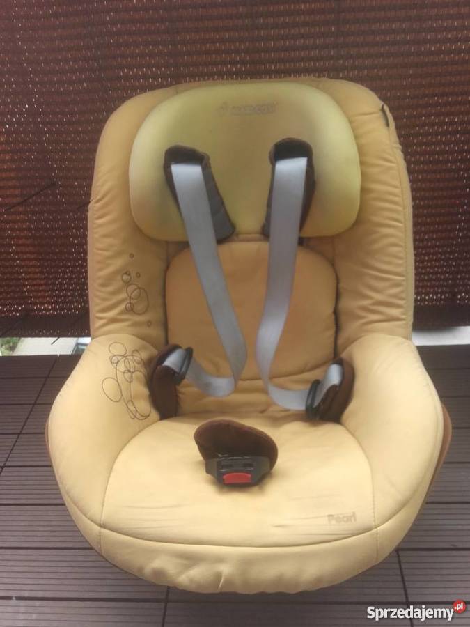 Fotelik Maxi Cosi Pearl pastelowy żółty Testy zderzeniowe 4 Szczecin sprzedam