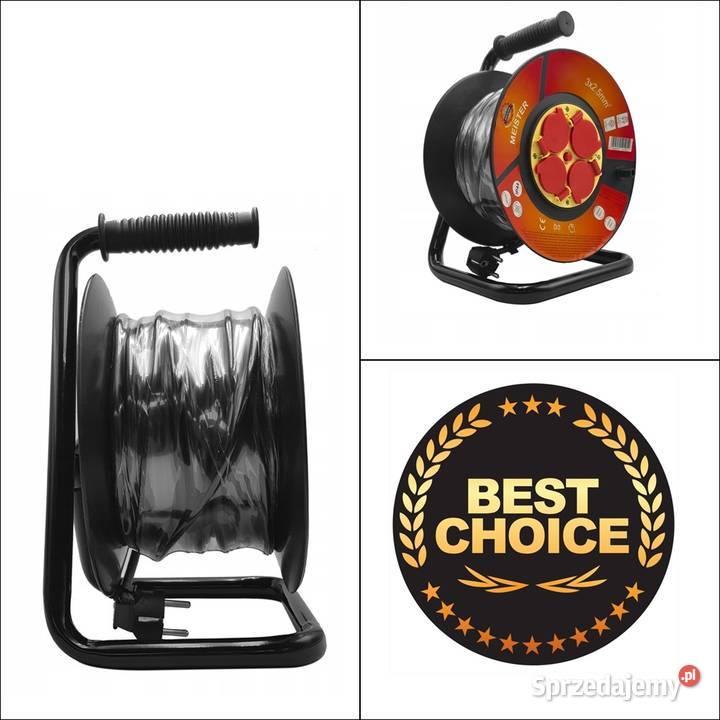 Przedłużacz na metalowym bębnie 50 m zachodniopomorskie sprzedam