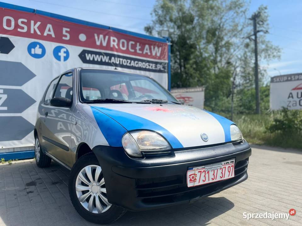 Fiat Seicento 11 BenzynaZadbanyDł OpłatyZamiana Wrocław