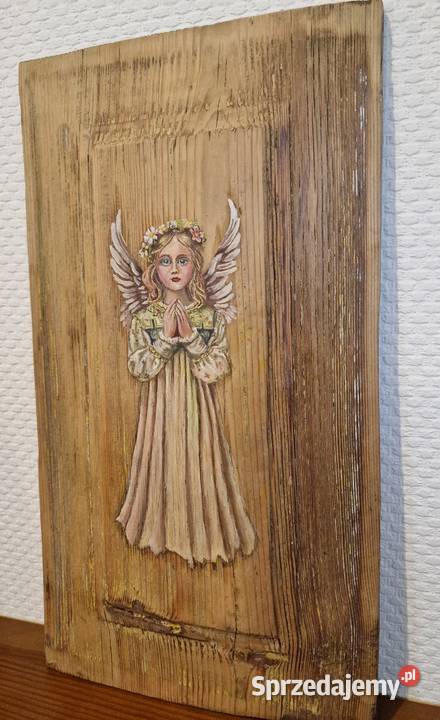 Aniołstruż stara zabytkowa okiennica mazowieckie Warszawa