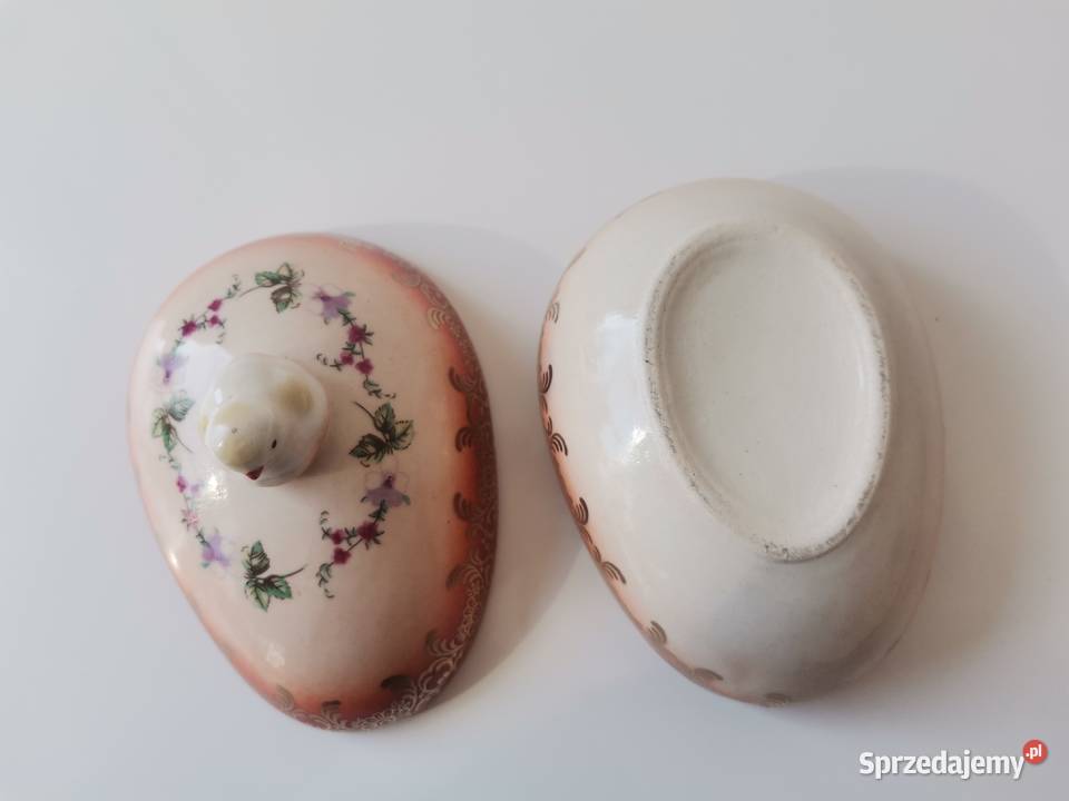 Stara przedwojenna bomboniera Jajo z kurczakiem sprzedam