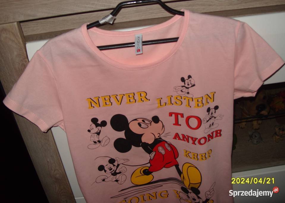 NOWA bawełniana Miki Myszka NAMSO r M L wielkopolskie Rawicz