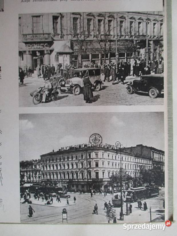 Warszawa na starej fotografii Warszawa Łódź