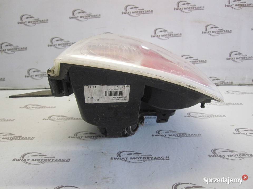 FIAT 500 09r lampa prawa tył ANGLIK 51885545 Kielce