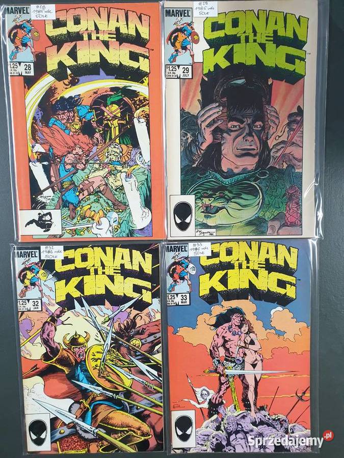 Conan The King 27 komiksów Marvel USA 19841989 Gdynia