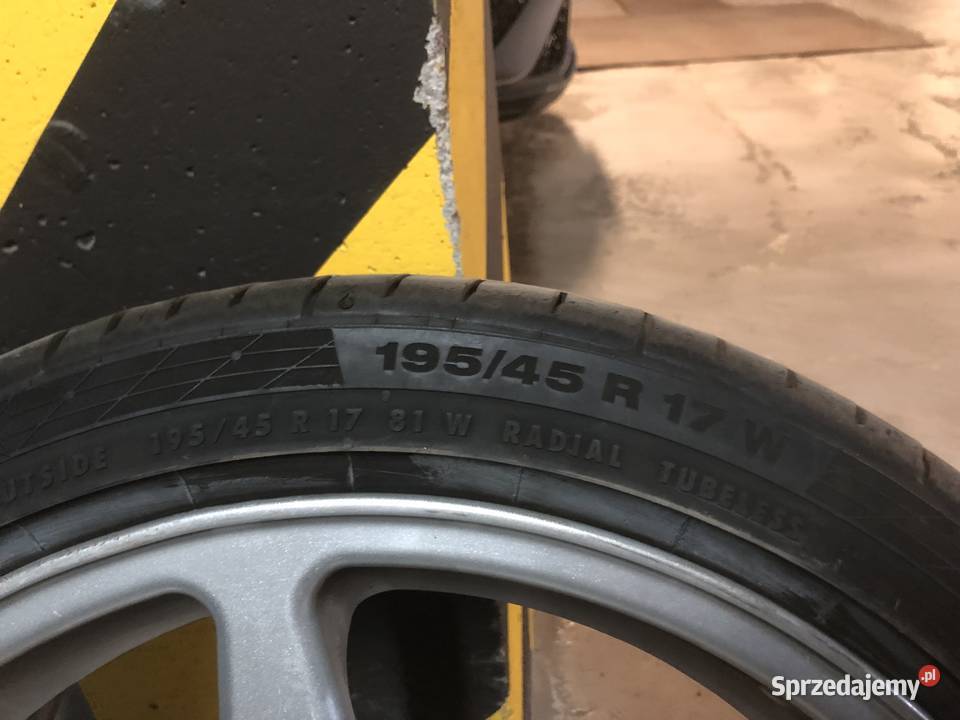 Felgi 4x108 7J 17 opony continental mazowieckie