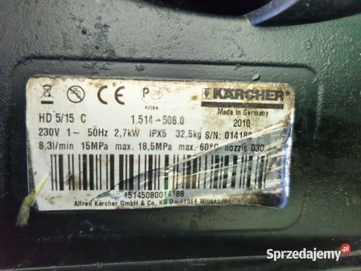 Myjka ciśnieniowa KARCHER HD 515 C Wysyłka Radom