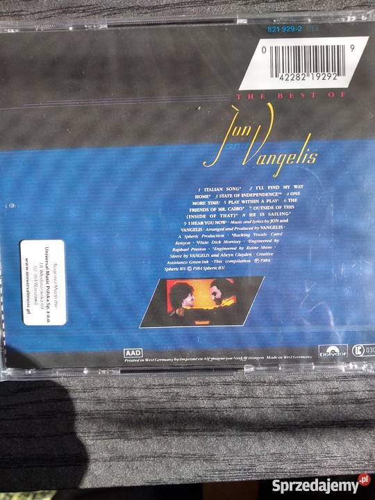 Jon and Vangelis The Best of 1 płyta