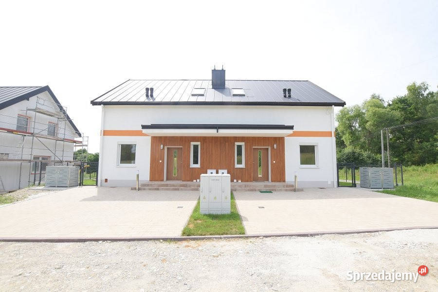 Nowoczesny Dom w zabudowie Bliźniaczej Dąbrowa Szlachecka