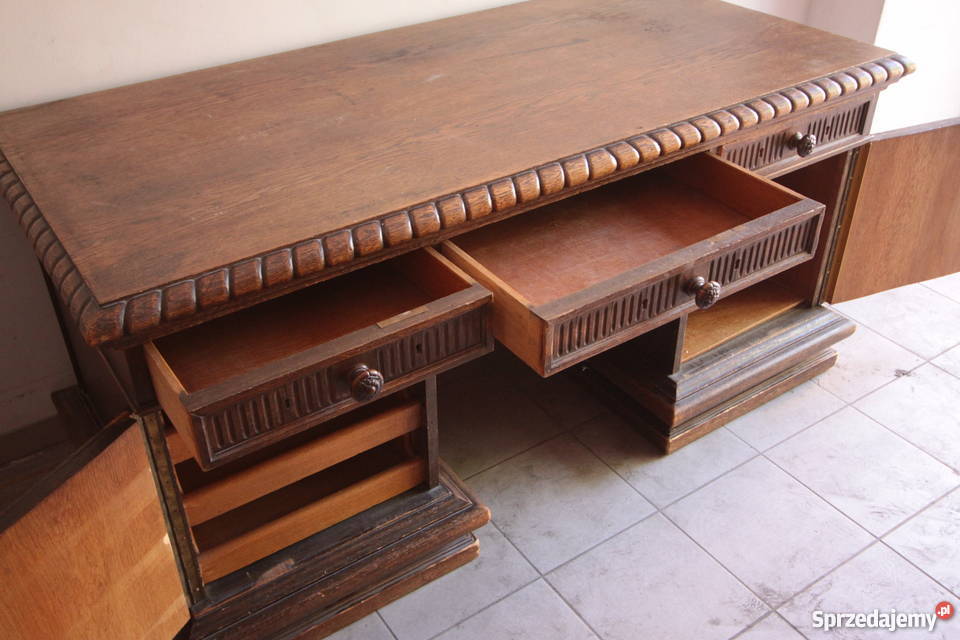 Rarytas Neorenesansowy komplet gabinetowy z 1905 Wrocław