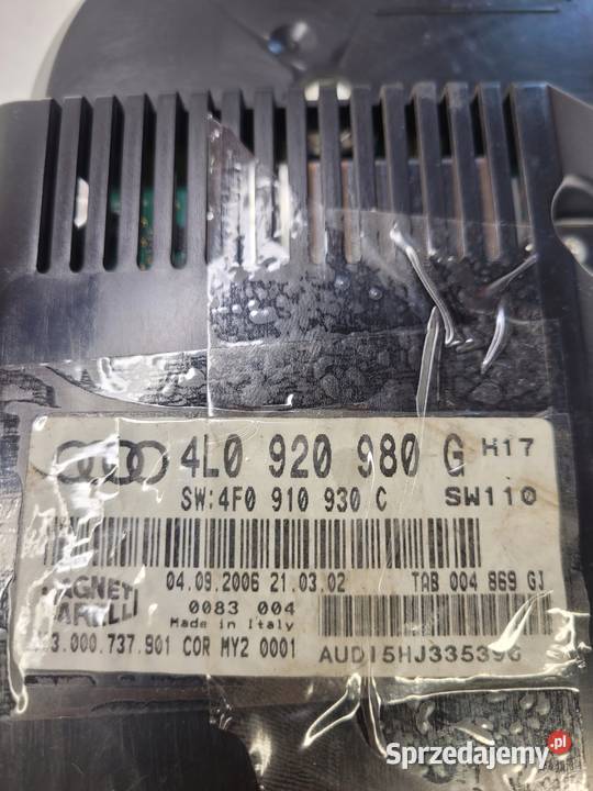 LICZNIK ZEGARY AUDI Q7 4L 30 TDI 4L0920980G UK