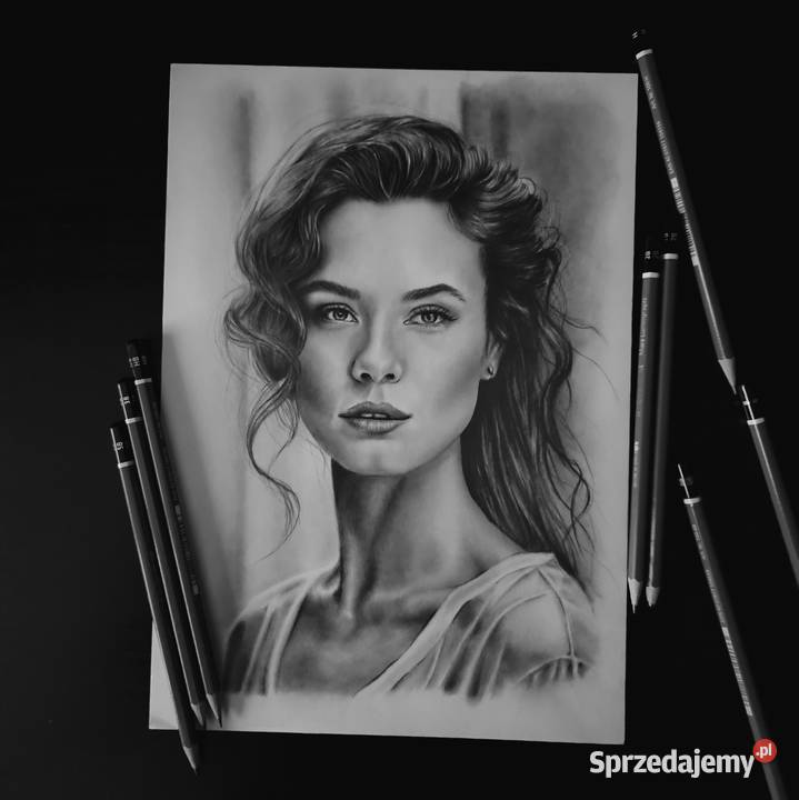 Portret rysunek ze zdjęcia na zamówienie Żółkiewka-Osada