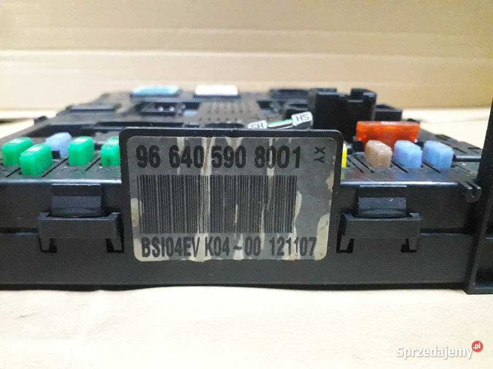 Skrzynka moduł BSI 966405908001 Citroen C4 Układ elektryczny Wyszków