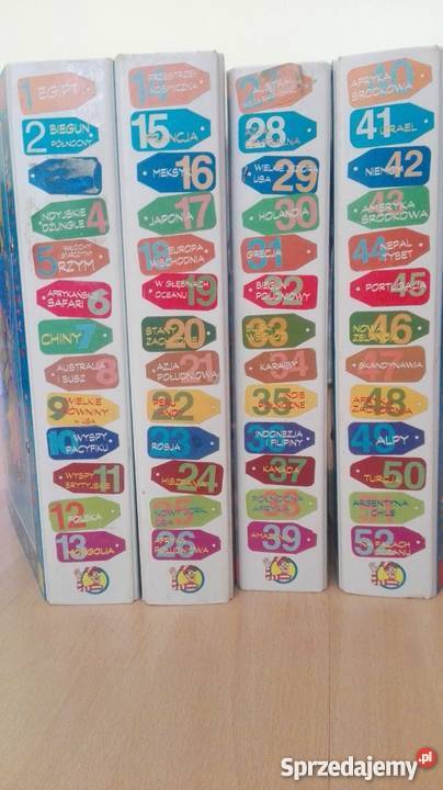 Wally zwiedza świat 4 segregatory Dla dzieci Wrocław