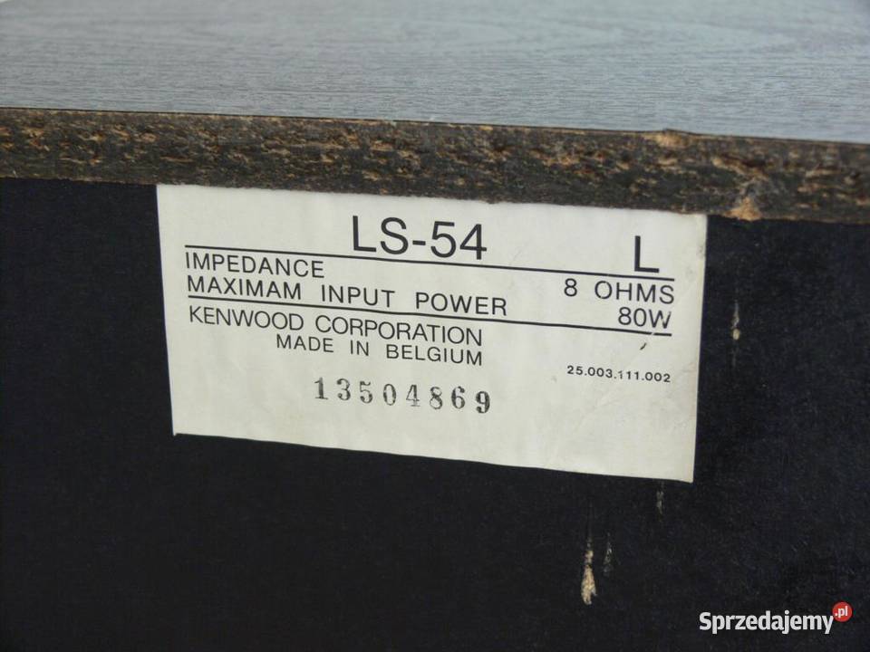 Piękne kolumny Kenwood LS54 sprawne WYSYŁKA Słuchawki i głośniki