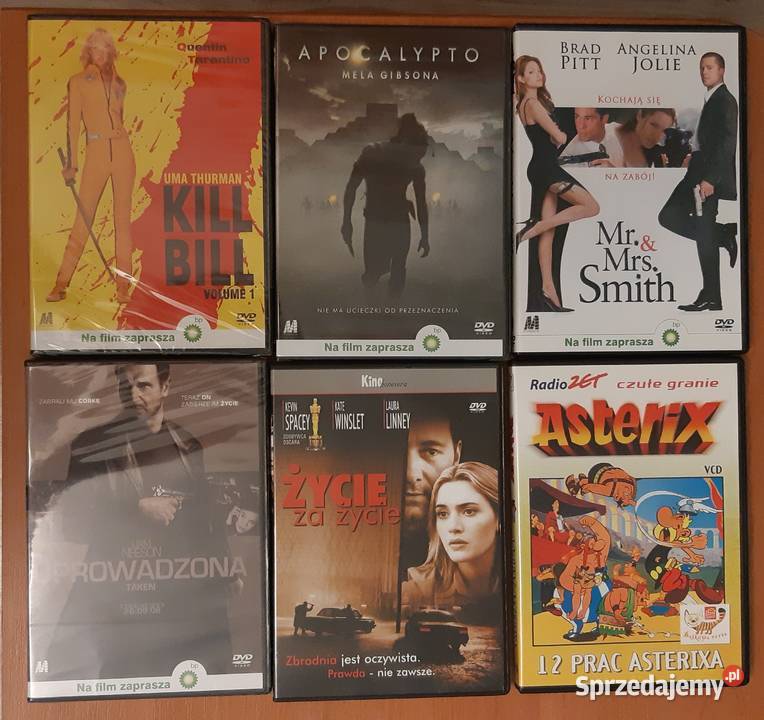 Kolekcja filmów DVD komedia akcja przygodowe Naruszewo