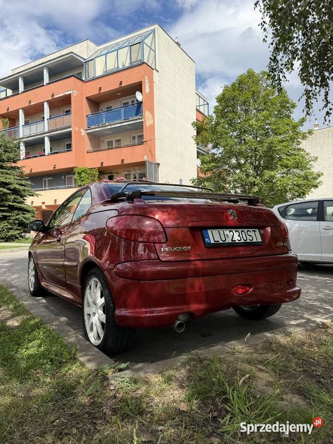 Peugeot 206CC 16 benzyna 2002r car audio manualna Lublin