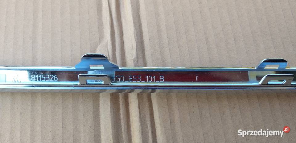 VW GOLF VII chrom zderzaka 5G0 853 101 B
