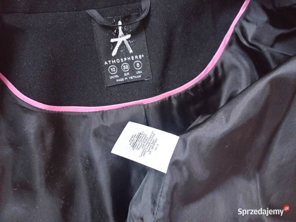 Marynarka czarna Żakiet damski r SM Garnitur Rozmiar 38(M) Białystok sprzedam