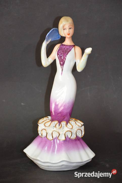Porcelana Nofi fgurka Sara w wieczorowej sukni Porcelana i szkło Środa Wielkopolska