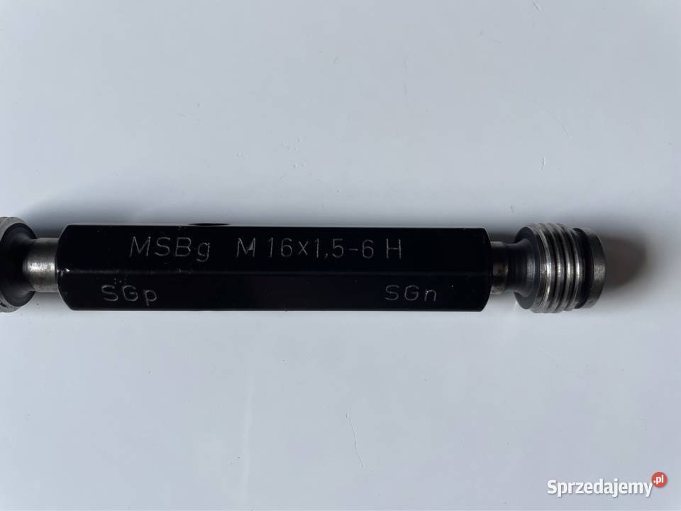 Sprawdzian trzpieniowy MSBg M16x156H FANAR Czarnożyły