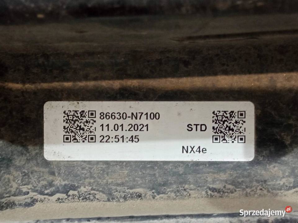 WZMOCNIENIE ZDERZAKA TYŁ 86630N7100 Hyundai Wzmocnienia, belki i wsporniki