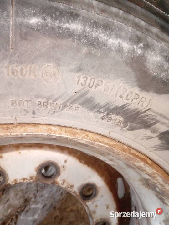 Koło z opona i felgą 225 55 385 Jasionka