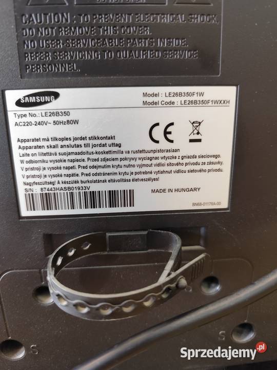 Telewizor Samsung 26 Gniewoszów