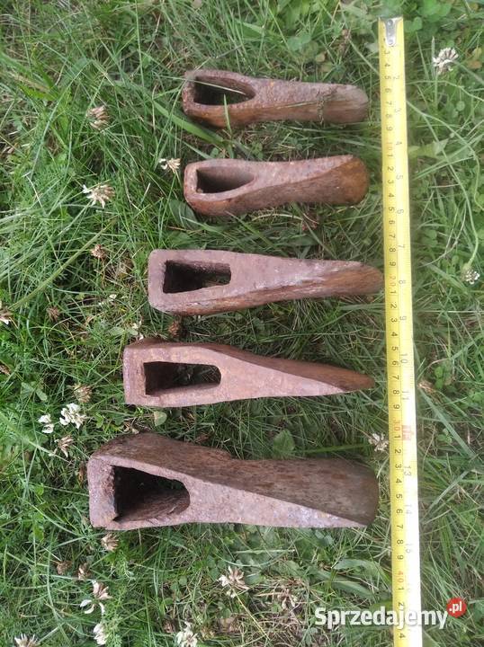 Siekiera głownie głowice siekiery stare Ręczne Kłomnice