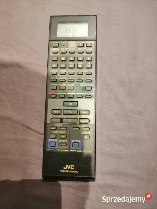 Pilot JVC PQ10884 oryginał VIDEO TV PQ 10884 Legnica sprzedam