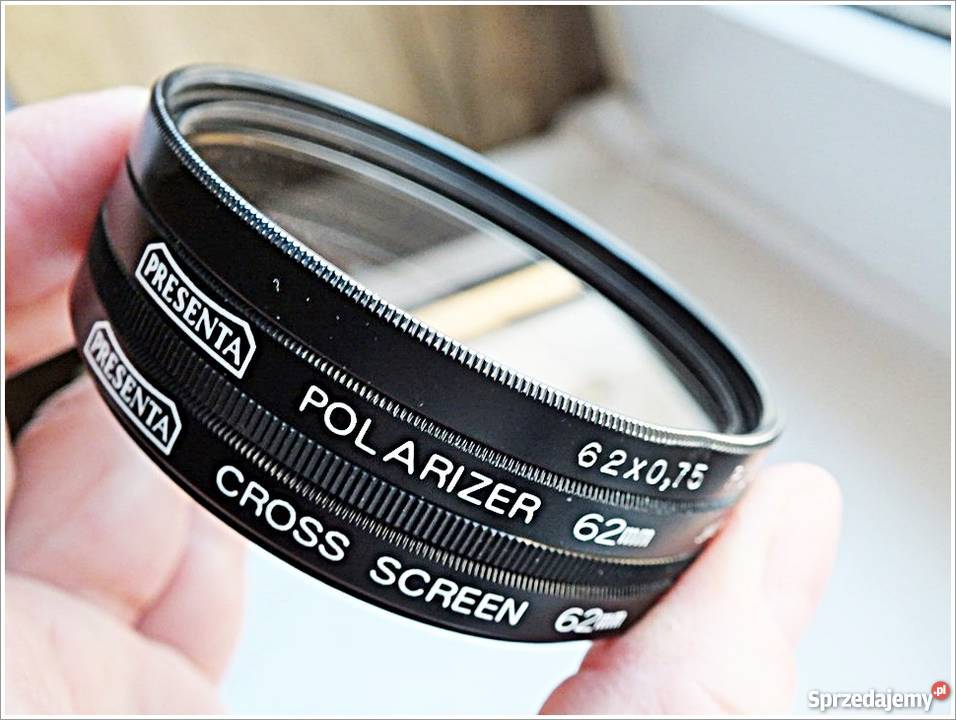 KOMPLET fotograficzny Filtr Polaryzacyjny Obiektywy lubuskie Żary