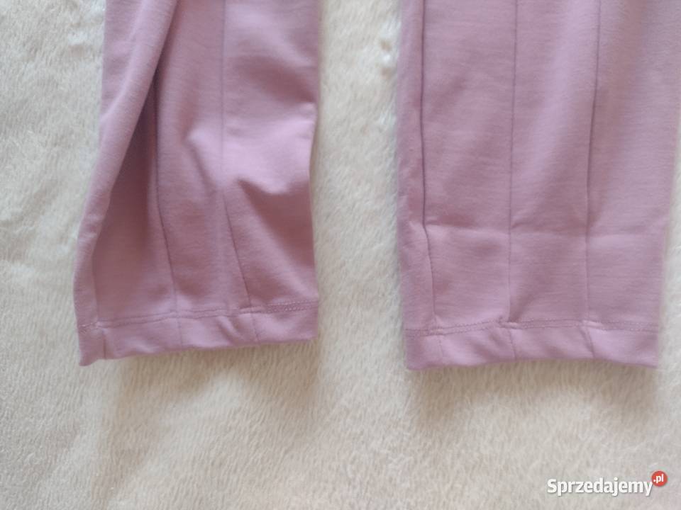 38M ASOS Różowe legginsy z wysokim