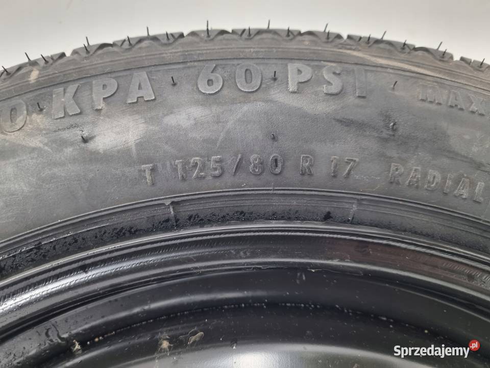 KOŁO DOJAZDOWE 12580 R17 9209872 5x108 Chełm