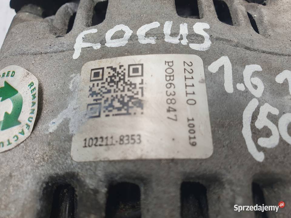 ALTERNATOR Ford C Focus MK2 16 16V LRA03013 lubelskie Chełm