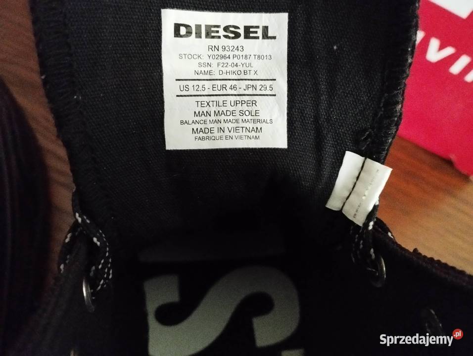 Buty Diesel 46 30 zachodniopomorskie Kołobrzeg