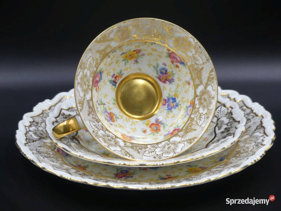 Komplet śniadaniowy Sorau Żary stan witrynowy sprzedam