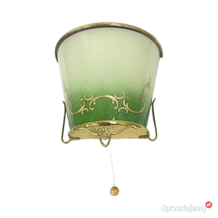 Kinkiet ścienny zielone szkło z gradientem Warszawa