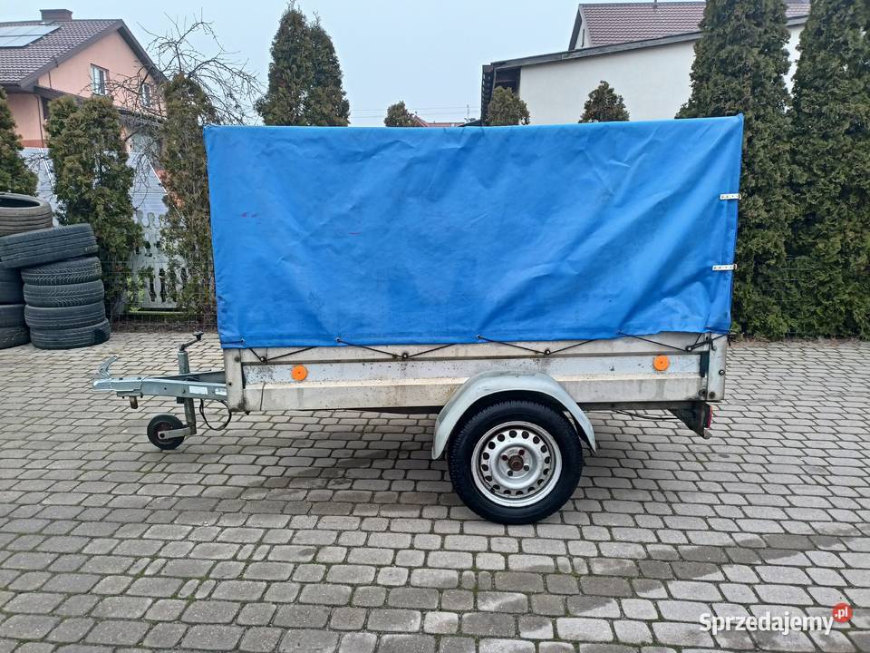 Przyczepa lekka STEMA DMC 700 plandeka dokumenty towarowe