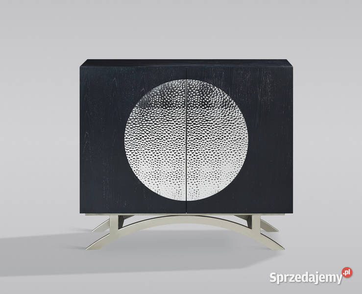 Komoda czarna srebrna Stig Glamour Premium Nowy Sącz